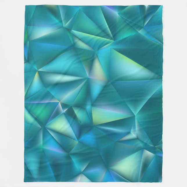 Large Fleece Blanket, modern, abstract Blanket (Front)