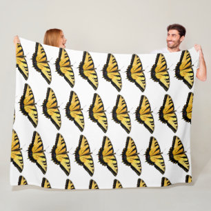 Large Fleece Blanket Tiger Swallowtail