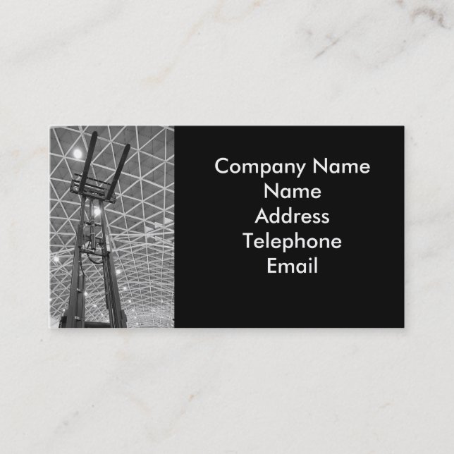 Large Forklift Truck Business Card (Front)