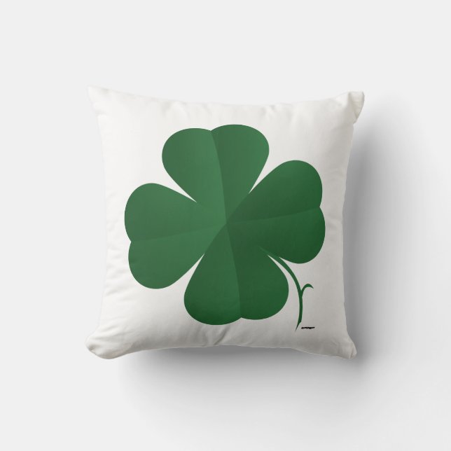 Large Four Leaf Clover Cushion (Front)