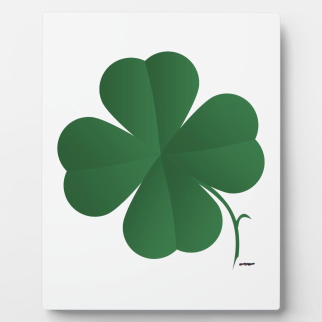 Large Four Leaf Clover Plaque (Front)