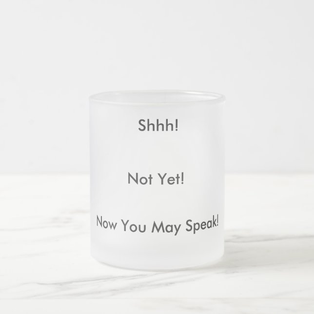 Large Frosted Coffee Mug (Center)