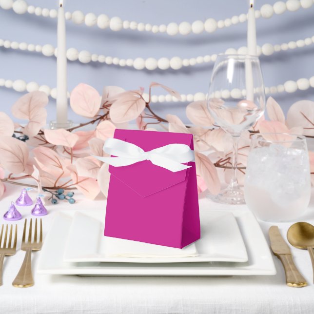 Large Fuchsia Tent Boxes for Special Occasions (Wedding)