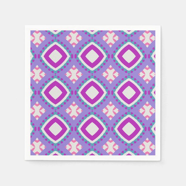 Large Geometric Napkin (Front)