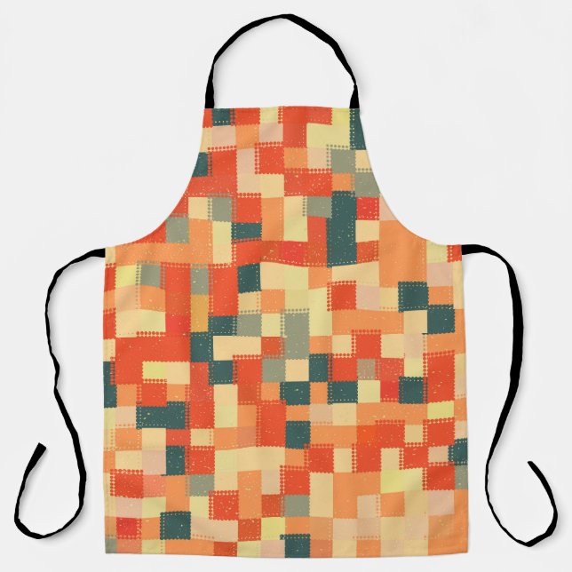 Large Geometric: Seamless Abstract Pattern. Apron (Front)