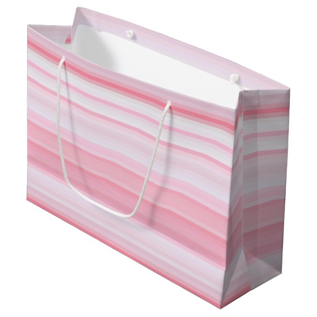 Large Gift Bag-Stripes Large Gift Bag (Front Angled)