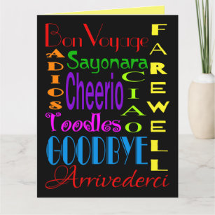 Inspirational 20 Farewell Card Nz