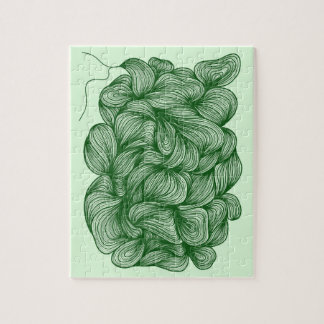 Large Green Hair Puzzle
