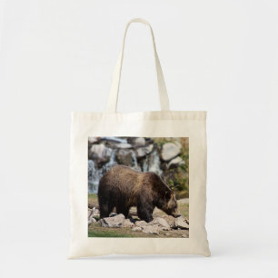 Large Grizzly Bear in Wild Photo Tote Bag