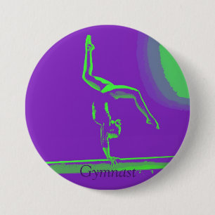 Large Gymnast button