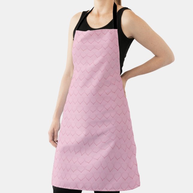 Large Hearts Apron (Insitu)
