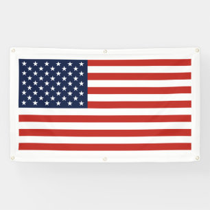 Large High Quality US Flag Banner