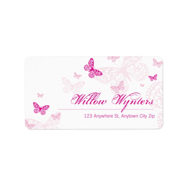 LARGE LABEL SEALS :: butterflies 1 (Front)