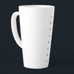 Large latte mug<br><div class="desc">Large Latte Mug If you like drinking coffee a latte, not just a little, then this mug is for you! Stylish and ready for your customizations, it will easily become an essential part of your day. Available in 12-ounce or 17-ounce Dimensions: 12-ounce: 3.5” D x 4" H 17-ounce: 3.5” D...</div>
