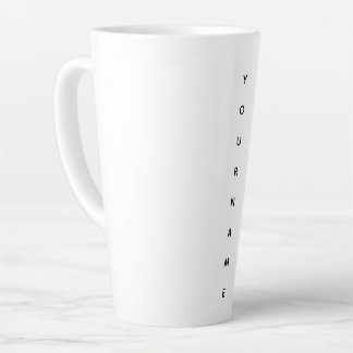 Large latte mug