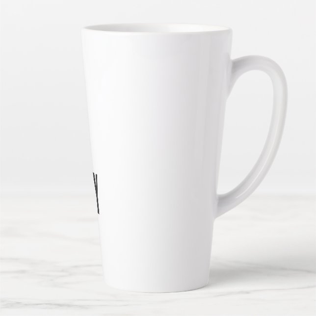 Large Latte Mug with Christian writing (Right)