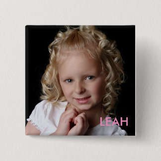 Large leah, LEAH 15 Cm Square Badge