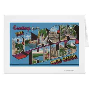 Large Letter Scenes - Black Hills, SD