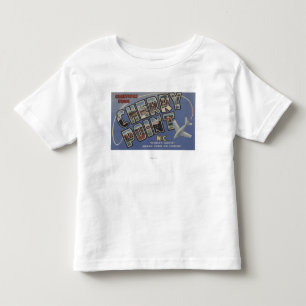 Large Letter Scenes - Cherry Point, NC Toddler T-Shirt