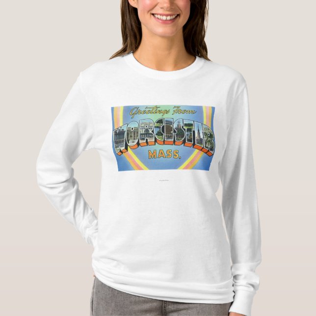 Large Letter Scenes - Greetings From 2 T-Shirt (Front)