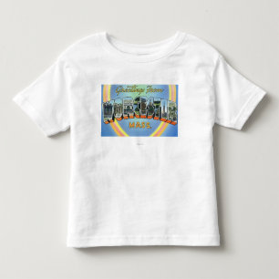 Large Letter Scenes - Greetings From 2 Toddler T-Shirt