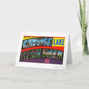 Large Letter Scenes, Greetings From 4 Card