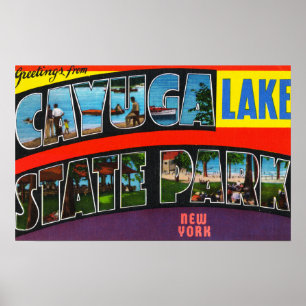 Large Letter Scenes, Greetings From 5 Poster