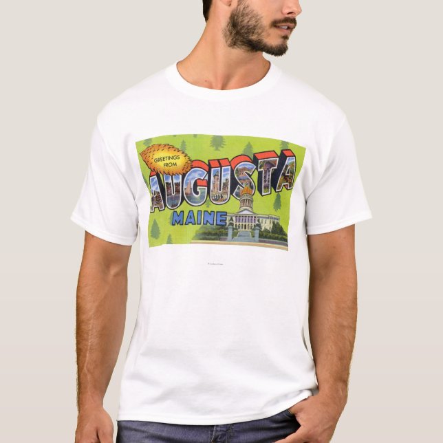 Large Letter Scenes, Greetings From 5 T-Shirt (Front)