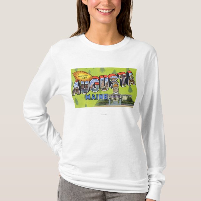 Large Letter Scenes, Greetings From 5 T-Shirt (Front)