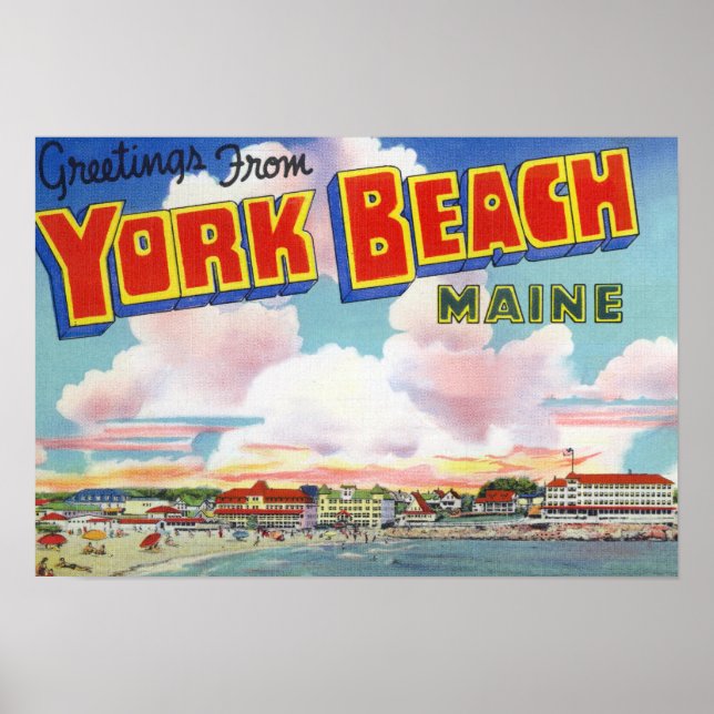 Large Letter Scenes, Greetings From Poster (Front)