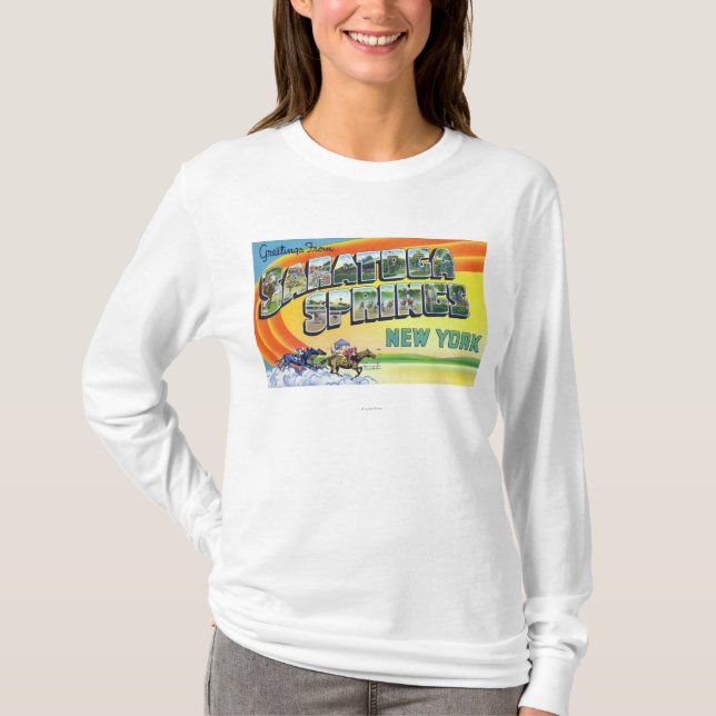 Large Letter Scenes - Greetings From T-Shirt (Front)