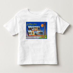 Large Letter Scenes, Greetings From Toddler T-Shirt
