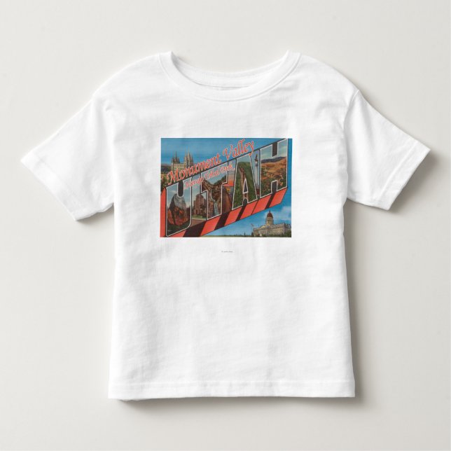 Large Letter Scenes - Monument Valley, UT Toddler T-Shirt (Front)