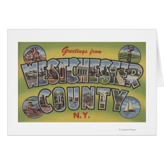 Large Letter Scenes - Westchester County, NY (Front Horizontal)