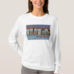 Large Letter Scenes - Wildwood-By-The-Sea, NJ T-Shirt