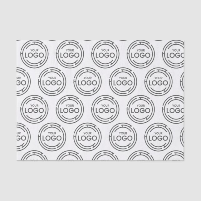 Large Logo Custom Business Tissue Paper (Front)