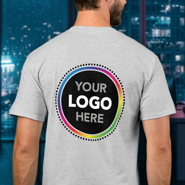 Large Logo Promo T-Shirt with Print on Back (Creator Uploaded)