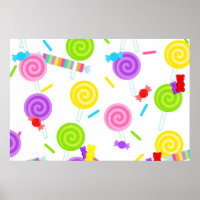 Large Lollipop Candy Sweet Treats Party Backdrop