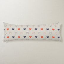 Large - Lovely hearts / orange cream dark