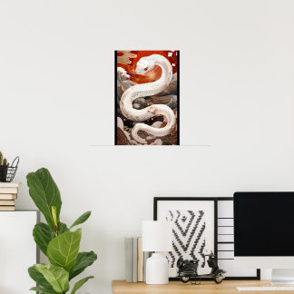 [Large] Lucky White Snake / Lucky white snake Poster