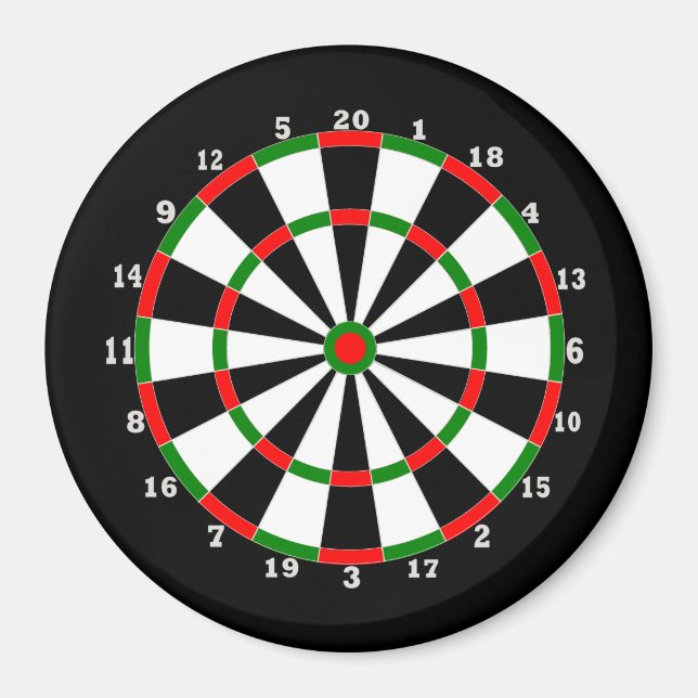Large Magnet - Dartboard Design (Front)