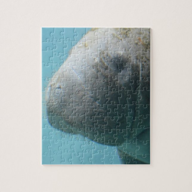 Large Manatee Underwater Jigsaw Puzzle (Vertical)