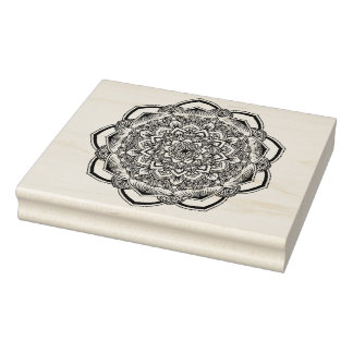 Large Mandala Rubber Stamp