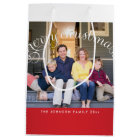 Large Merry Christmas Family Photo