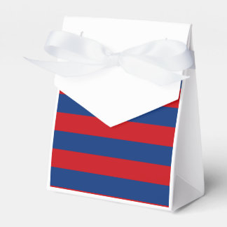 Large Modern Vibrant Horizontal Stripes Decor Favour Box