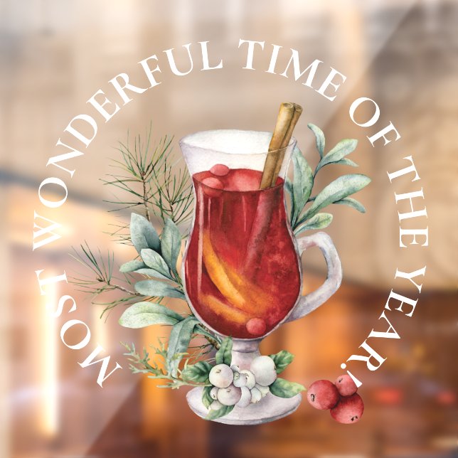 LARGE - Most Wonderful Time, Christmas Drink  (Sheet 2)