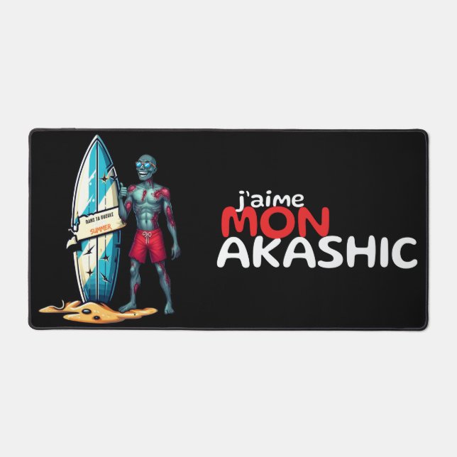 Large Mouse Carpet | Akashic Summer Surf Desk Mat (Front)