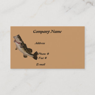 Large Mouth Bass Business Card