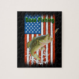 Large Mouth Bass Fishing USA Jigsaw Puzzle