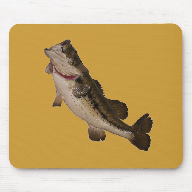 Large Mouth Bass Mousepad (Front)